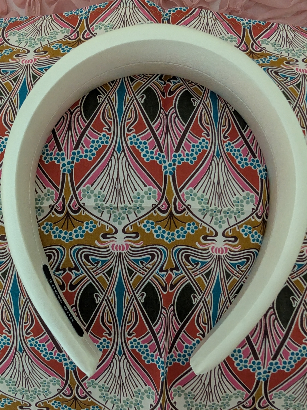 White Silk Headband